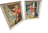 Pair of Painted Ballerinas