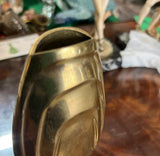 Small Brass Abstract Style Vase