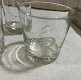 Trio of "R" Monogrammed Glasses