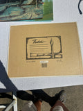 Mountains and Creek Landscape Painting on Canvas, Signed by Artist