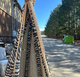 Tent With Designer Zebra Print Fabric