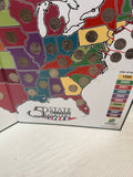 Vintage United States Quarter Map