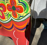Jumbo Swedish Horse Nordic Hand Painted Sculpture