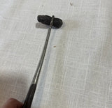 Small Silver and Wooden Doctors Claw Hammer Tool