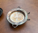 Small Round Silver Footed Ashtray