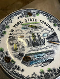 New York State Thruway Decorative Ceramic Plate