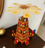 Vintage German Christmas Pyramid Candleholder
