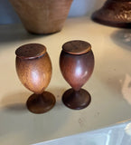 Danish Style Wooden Salt and Pepper Shakers