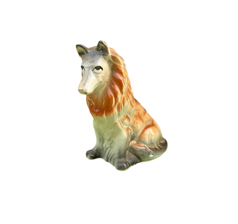 Small Ceramic Dog Figurine