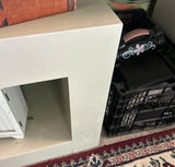 Large Greek Key Stone Console Table