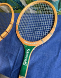 Vintage Trio of Spaulding Tennis Rackets With Covers