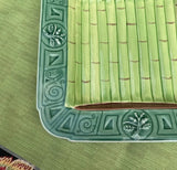 Hand Painted Stoneware Asparagus Tray