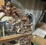 Large Heavy Gold Detailed Wall Mirror