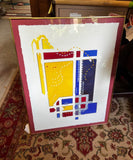 Art Deco, Abstract Framed Art Piece