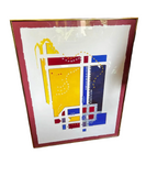 Art Deco, Abstract Framed Art Piece