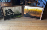 Pair of 1970s Framed Sailboat Prints