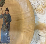 Vintage Asian Style Detailed Lightweight Bamboo Plate