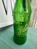 Vintage Mexican Yoli Green Glass Bottle