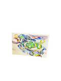 Watercolor Painting and Drawing of Abstract Fruit Bowl