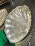 Mother of Pearl Pair of Shell Design Plates