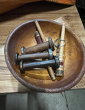 Vintage Munusing Bowl and Spools- Set of 7