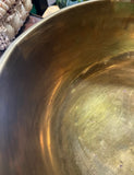 Round Brass Asian Style Bowl