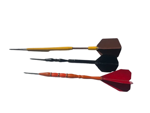 Trio of Hand Made Lawn Darts Sculptures