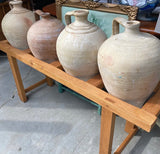 Late 19th Century Mediterranean Olive Jugs With Stand - 5 Piece Set