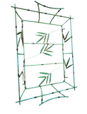 Faux Bamboo Green Decorative Tray