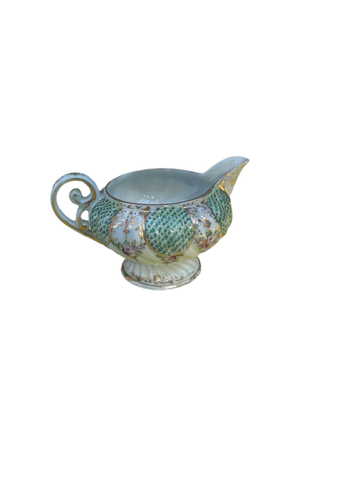 Small Italian Ceramic Creamer Cup With Pouring Spout