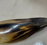 Horn Carved Bowl and Mother of Pearl Utensils Collection- Set of 3