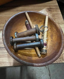 Vintage Munusing Bowl and Spools- Set of 7