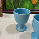 Collection of Blue Ceramic Cups- Set of 4