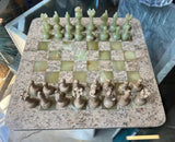 Onyx Stone Chess Set and Board- Set of 33