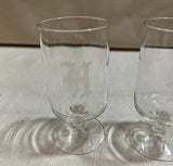 Pair of "H" Monogrammed Glasses