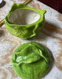 Vintage Ceramic Holland Cabbage Bowl With Matching Lid