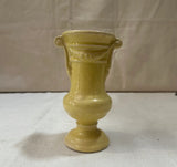 Small Handmade Yellow Ceramic Detailed Vase