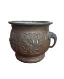Japanese Showa Period Bronze Planter