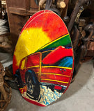 Pair Wooden Vintage Skimboards