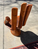 Brown Wooden Hand Chair