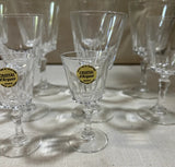 Large Collection of French Crystal Glasses- Set of 17