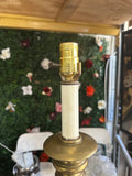 Vintage Large Heavy Brass Table Lamp