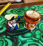 Pair of Miniature Colonial Figurative Cups