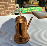 Copper Teapot With Eagle Accent