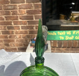 Instant Collection of Green Glass Bottles and Decanters