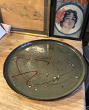 Abstract Pottery Splatter Paint Style Tray