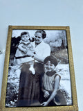 Pair of Vintage Family Photos, Framed