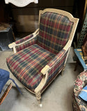 Highland House Red and Blue Chair