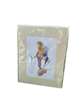 Sealed Original Drawing of a Mermaid in Paper Frame