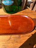 Long Wooden Teak Serving Tray